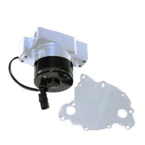 MEZIERE 12v Electric Water Pump Small Block Buick And V6 Buick, Heavy Duty Chrome