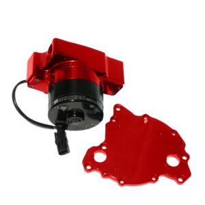 MEZIERE 12v Electric Water Pump Small Block Buick And V6 Buick, Heavy Duty Red