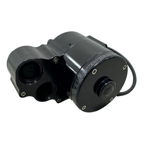 MEZIERE Universal Radiator Mount 55GPM Electric Water Pump (Dual Outlet)