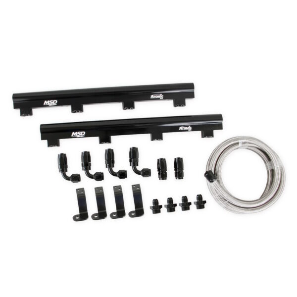 MSD Fuel Rail Kit for Atomic Airforce LS7 Intake Manifold