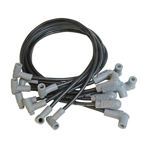 MSD Wire Set, Black, BB Chevy, L.P. Dist.