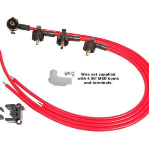 MSD Super Conductor Spark Plug Wire Set, 4 Cylinder Midget