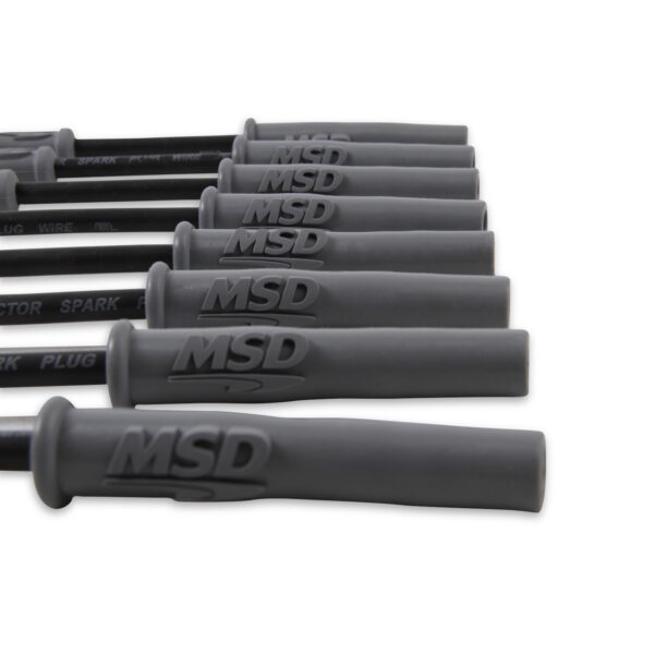 MSD Super Conductor Spark Plug Wire Set for GM LS1 1997 Onwards, Black - Image 5