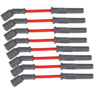 MSD Super Conductor Spark Plug Wire Set for GM LS1 1997 Onwards, Red