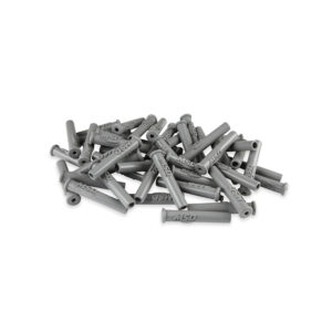 MSD Straight, Gray Silicone, 50EA