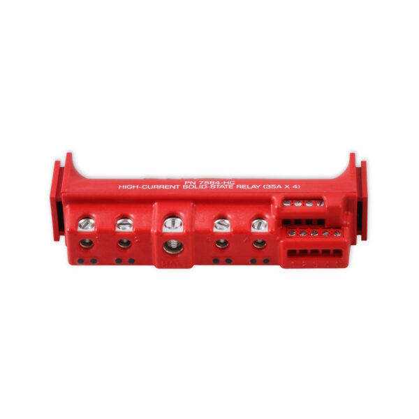 MSD 7-20V 140A High Current Solid State Relay Block, 4x 35 Amps, Red - Image 3