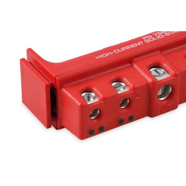 MSD 7-20V 140A High Current Solid State Relay Block, 4x 35 Amps, Red - Image 6