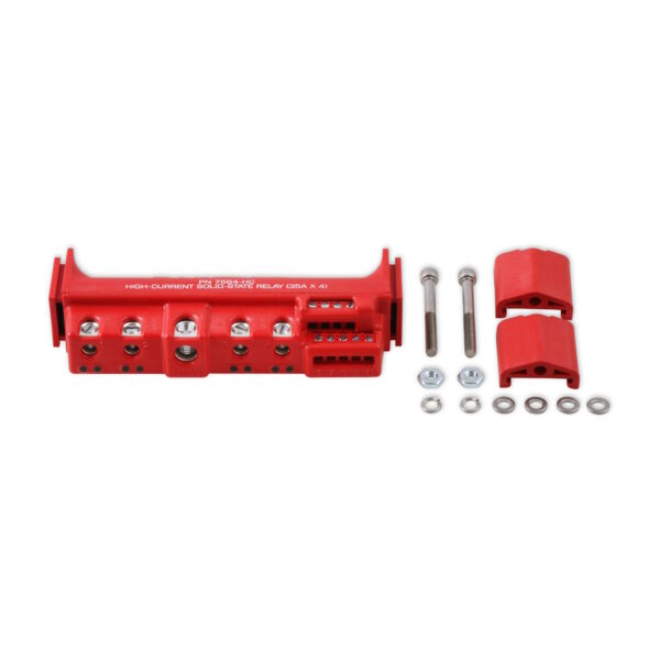 MSD 7-20V 140A High Current Solid State Relay Block, 4x 35 Amps, Red - Image 7