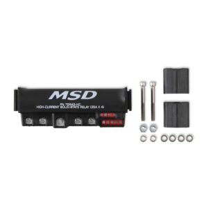 MSD 7-20V 140A High Current Solid State Relay Block, 4x 35 Amps, Black