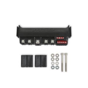 MSD 5-20V 80A Stand Alone Solid State Relay Block, 4x 20 Amps, Black