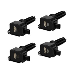 MSD Coil,BLACK,Ford Eco-Boost2.0L/2.3L,4-Pk