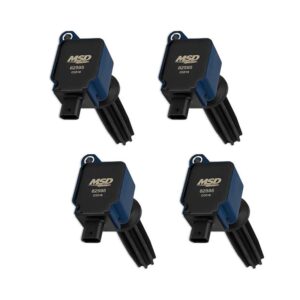 MSD Coil,BLUE,Ford Eco-Boost 2.0L/2.3L, 4-Pk