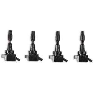 MSD 4x Blaster Ignition Coils for Hyundai & Kia 1.6L Turbo Engines, Black