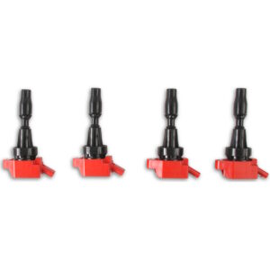 MSD 4x Blaster Ignition Coils for Hyundai & Kia 1.6L Turbo Engines, Red