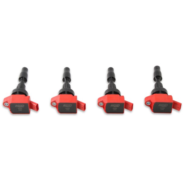 MSD 4x Blaster Ignition Coils for Hyundai & Kia 1.6L Turbo Engines, Red - Image 2