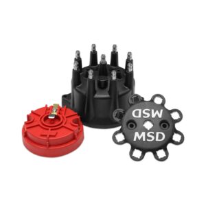 MSD Black Small Diameter Cap/Rotor Kit