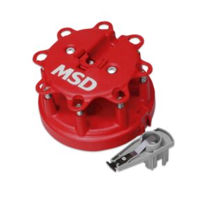MSD Dist. Cap/Rtr Kit, MSD/Ford V8 TFI,85-95