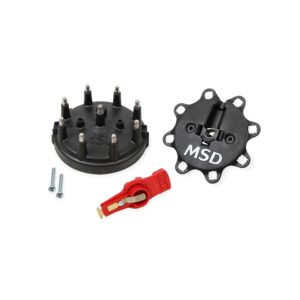 MSD Blk, Dist. Cap/Rtr Kit, MSD/Ford V8 TFI