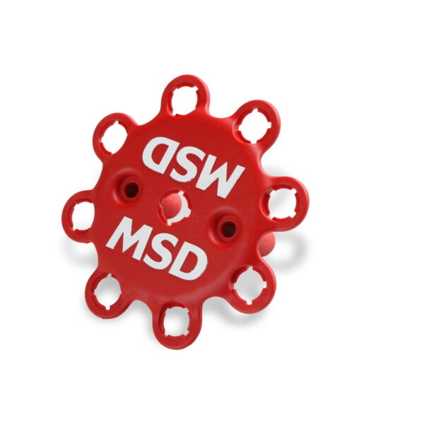 MSD Small Billet Alloy Distributor Cap with Steel Gear, Ford SBF V8 221 255 260 289 302 351 - Image 2