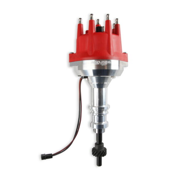 MSD Small Billet Alloy Distributor Cap with Steel Gear, Ford SBF V8 221 255 260 289 302 351 - Image 5