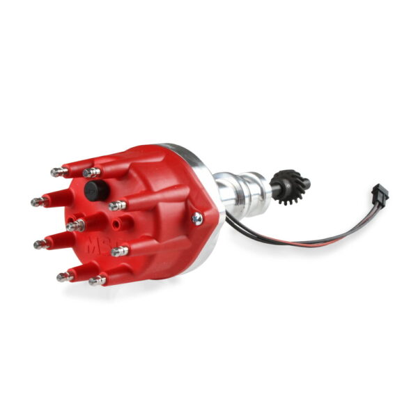 MSD Small Billet Alloy Distributor Cap with Steel Gear, Ford SBF V8 221 255 260 289 302 351 - Image 6