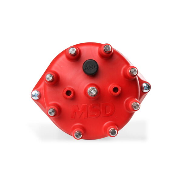 MSD Small Billet Alloy Distributor Cap with Steel Gear, Ford SBF V8 221 255 260 289 302 351 - Image 7