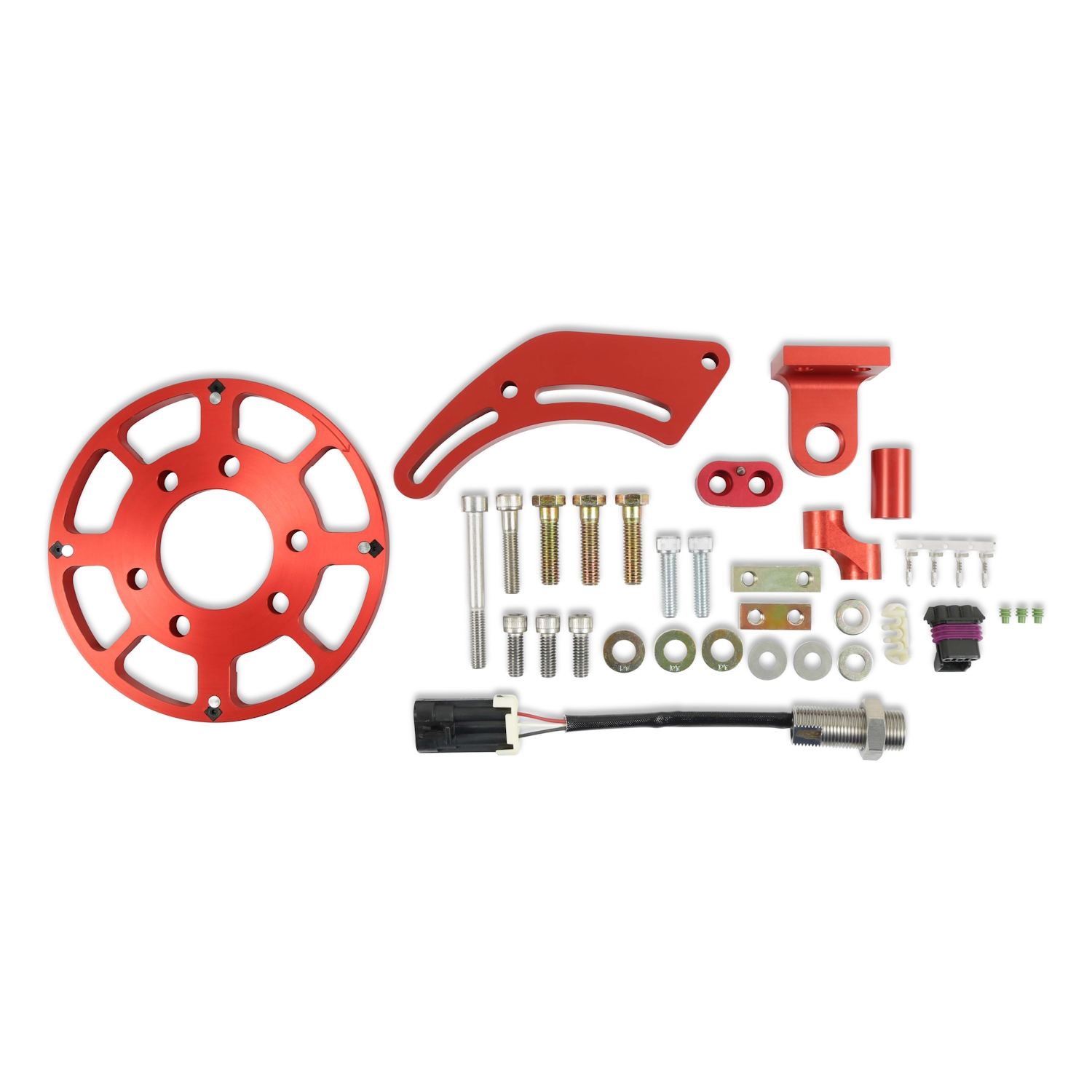 MSD Crank Trigger Kit, Chevy SBC LS3 LS4, 6.56" Wheel