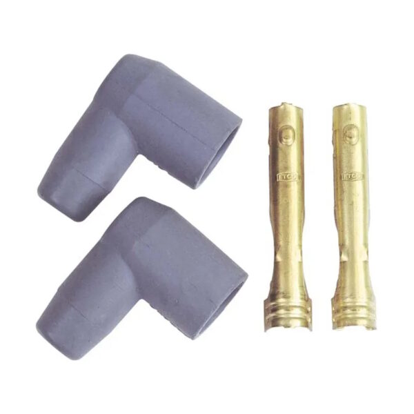 MSD 90° Distributor Socket Boot & Terminal Kit - PAIR