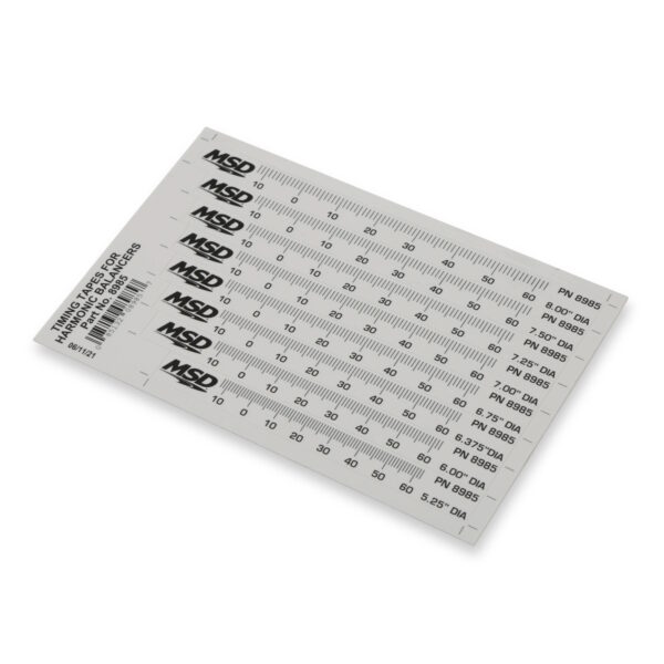 MSD 8x Timing Tapes for Harmonic Balancers, 5.25" - 8" - Image 4