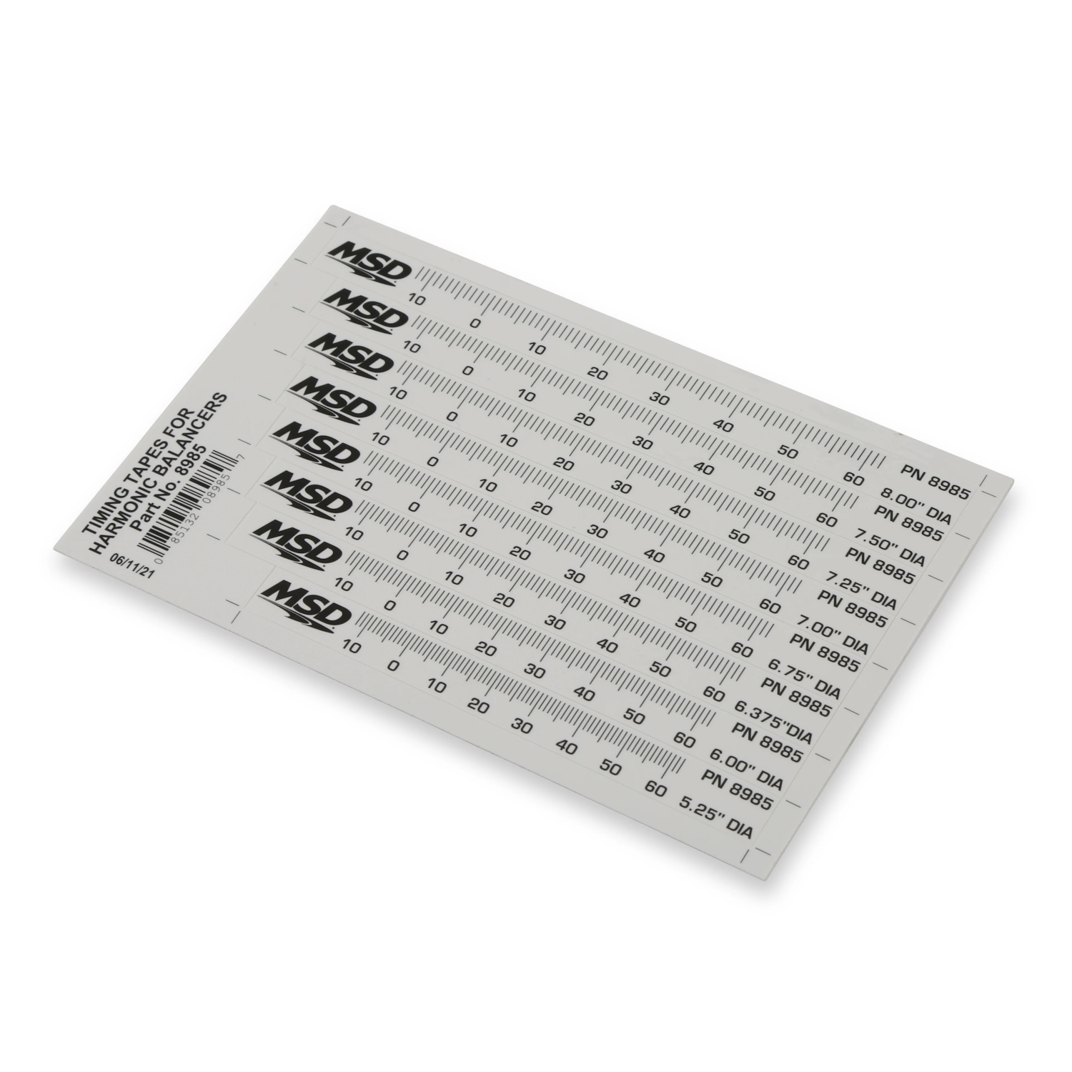 MSD 8x Timing Tapes for Harmonic Balancers, 5.25" - 8" - Image 4