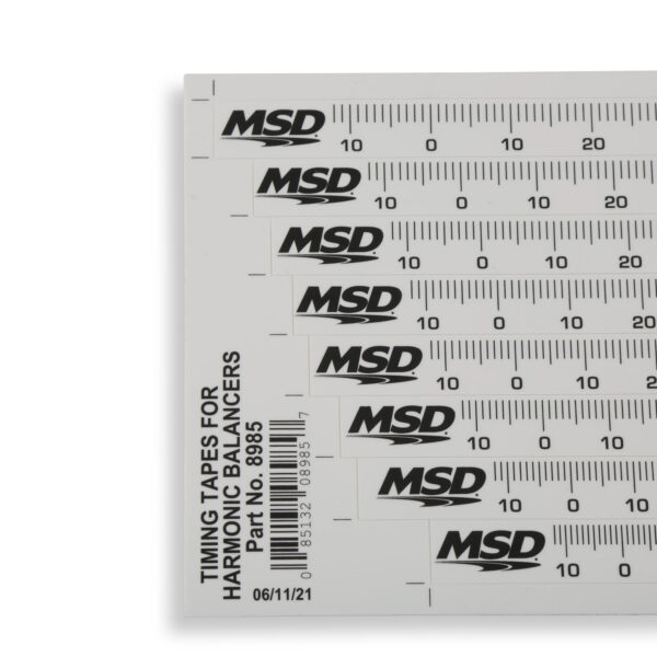 MSD 8x Timing Tapes for Harmonic Balancers, 5.25" - 8" - Image 5