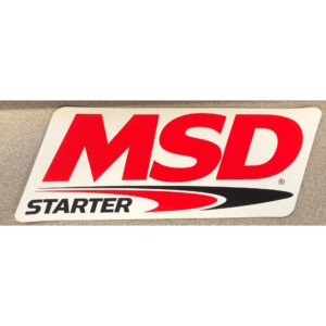 MSD Decal, Contingency, MSD Df Starter, 9"X3