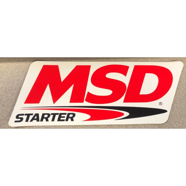 MSD Decal, Contingency, MSD Df Starter, 9"X3