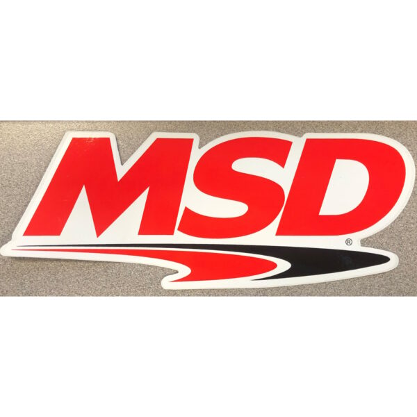 MSD Decal, MSD Logo, 9"X3.5"