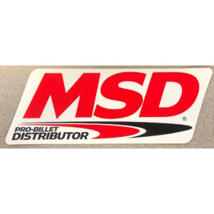 MSD Decal, Contingency, MSD Billet Distribut