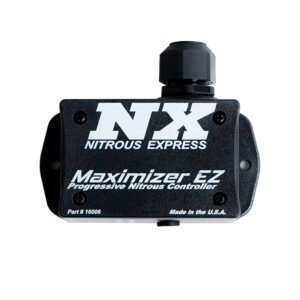 Nitrous Express Maximizer EZ Progressive Nitrous Controller MPN 16006 featuring plug and play relay connector and adjustable rotary ramp dial