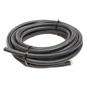 Snow Performance -10AN Braided Stainless PTFE Hose - 30ft Black