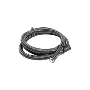 Snow Performance -6AN Braided Stainless PTFE Hose - 5ft Black