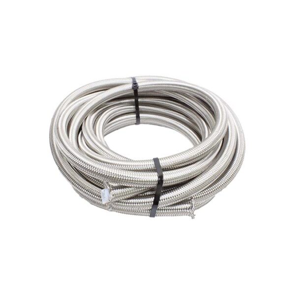 Snow Performance -6AN Braided Stainless PTFE Hose - 15ft