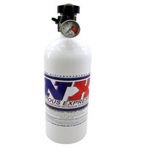 NITROUS EXPRESS 10 LB Bottle with Lightning 500 Valve and Gauge