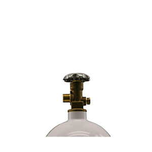 NITROUS EXPRESS Brass Bottle Valve (Fits 15lb Bottles)