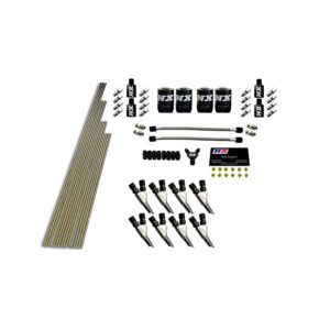 NITROUS EXPRESS 8-Cyl Std Nozzle Intake Plumbing Kit (Incl. All Necessary Hardware)