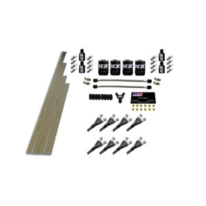 NITROUS EXPRESS 8-Cyl Shark Nozzle Intake Plumbing Kit (Incl. All Necessary Hardware)