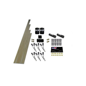 NITROUS EXPRESS 6-Cyl SSV/Std Plumb Kit W/ 2 Solenoids & 150HP Jets, Incl Hardware