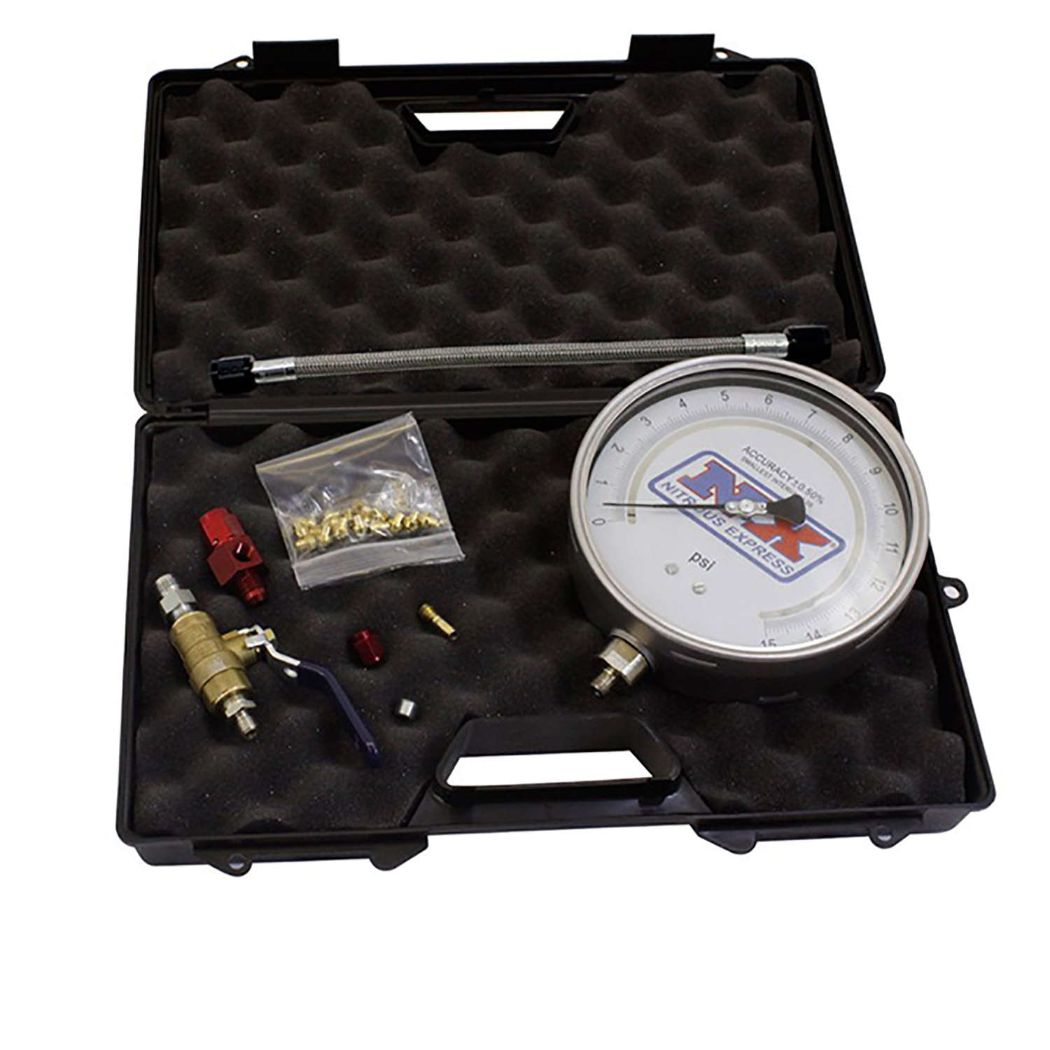 NITROUS EXPRESS Master Flo-Check Pro (6 Certified Gauge & Molded Case)