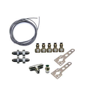 NITROUS EXPRESS -3AN Dual Vent Purge Line Kit with 1/8" Poly Line