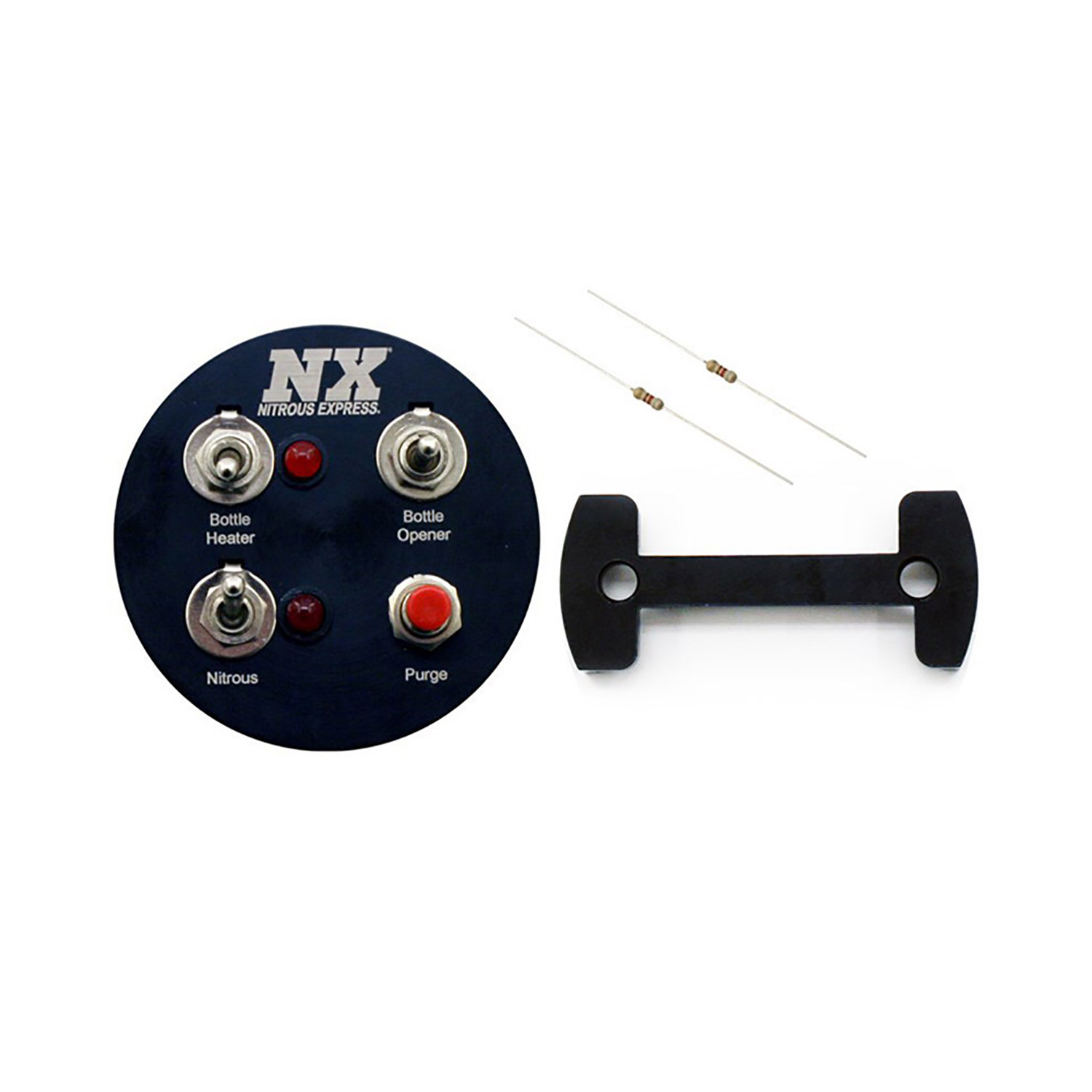 NITROUS EXPRESS Gauge Pod Switch Panel (For 2-1/16" Gauge Pods)
