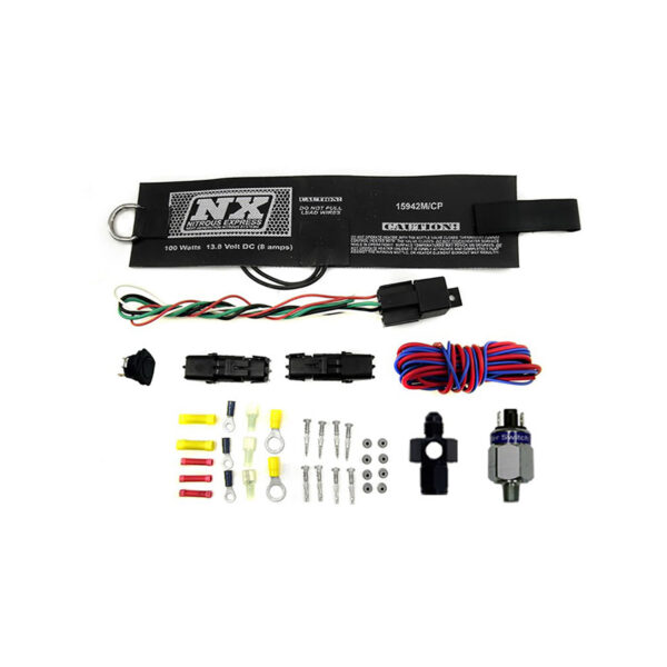 NITROUS EXPRESS Fully Automatic 4 Amp Motorcycle Bottle Heater, -4AN
