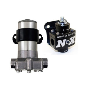 NITROUS EXPRESS Black Style Fuel Pump And Non Bypass Regulator Combo