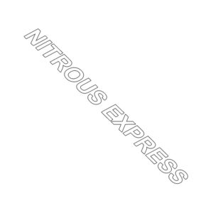 NITROUS EXPRESS NX Windshield Decal 40" X 3"